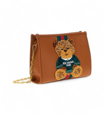 RUE MADAM Yosemite Clutch braune Kupplungstasche