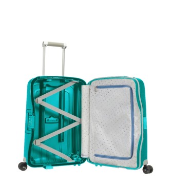 Samsonite S'Cure Spinner 55/20 kabinski kovček tog s prostornino 34 L turkizna