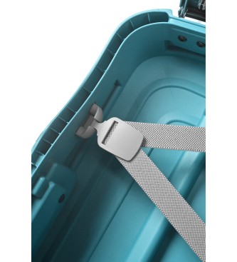 Samsonite S'Cure Spinner 55/20 kabinski kovček tog s prostornino 34 L turkizna