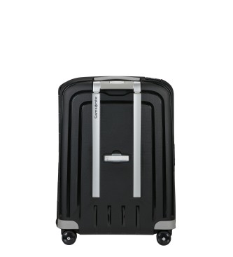Samsonite S'Cure Spinner 55/20 kabinski kovček tog s prostornino 34 L, črn