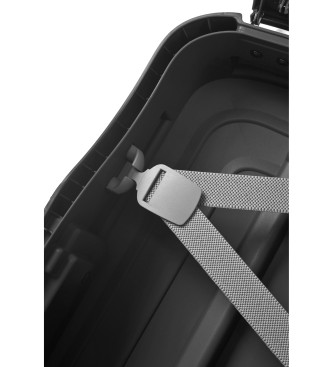 Samsonite S'Cure Spinner 55/20 kabinski kovček tog s prostornino 34 L, črn