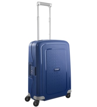 Samsonite Maleta de cabina S'Cure Spinner 55/20 rígida con capacidad de 34 L azul
