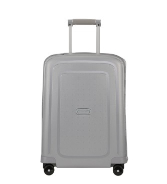 Samsonite Maleta de cabina S'Cure Spinner 55/20 rgida con capacidad de 34 L plata