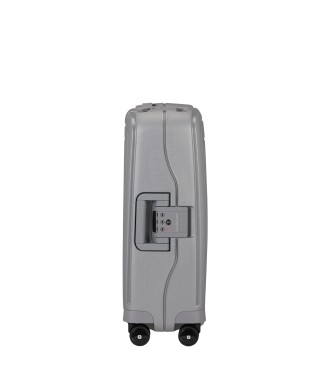 Samsonite Maleta de cabina S'Cure Spinner 55/20 rgida con capacidad de 34 L plata
