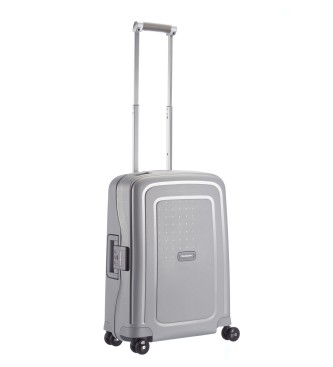 Samsonite Maleta de cabina S'Cure Spinner 55/20 rgida con capacidad de 34 L plata