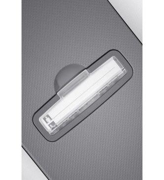 Samsonite Maleta de cabina S'Cure Spinner 55/20 rgida con capacidad de 34 L plata