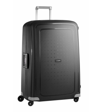Samsonite S'Cure Spinner 81/30 extra large hard suitcase with a capacity of 138 L black