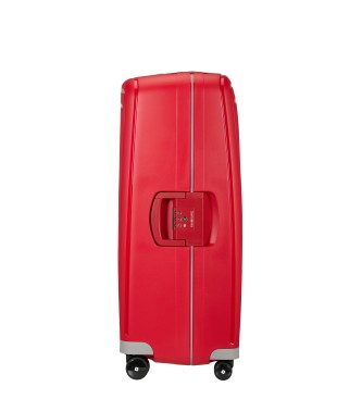 Samsonite S'Cure Spinner 81/30 bardzo duża twarda walizka o pojemności 138 l czerwona