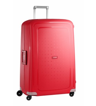 Samsonite S'Cure Spinner 81/30 bardzo duża twarda walizka o pojemności 138 l czerwona