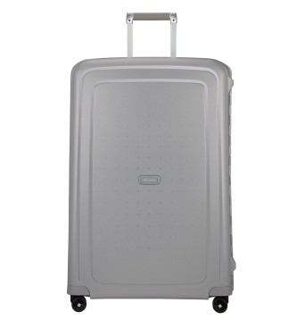Samsonite S'Cure Spinner 81/30 mala rígida extra grande com 138 L de capacidade prateada