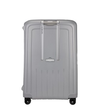 Samsonite S'Cure Spinner 81/30 mala rígida extra grande com 138 L de capacidade prateada