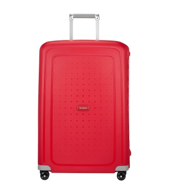 Samsonite Valigia rigida grande S'Cure Spinner 75/28 con capacit di 102 L rossa