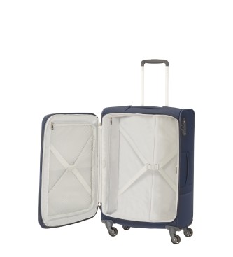 Samsonite Base Boost 66/28, valise souple moyenne d'une capacit de 73,5 litres marine