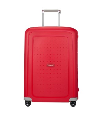 Samsonite S'Cure Spinner 69/25 medium Hartschalenkoffer mit 79 L Fassungsvermgen rot