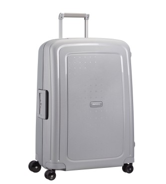 Samsonite S'Cure Spinner 69/25 medium Hartschalenkoffer mit 79 L Fassungsvermgen silber