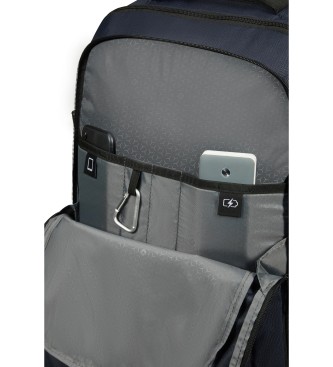 Samsonite Zaino morbido con ruote per laptop Roader da 28 litri, blu scuro
