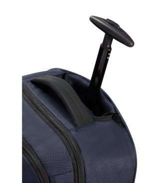 Samsonite Zaino morbido con ruote per laptop Roader da 28 litri, blu scuro