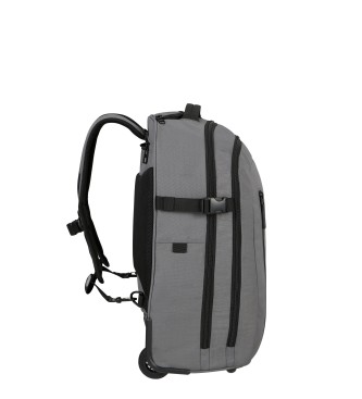 Samsonite Roader Laptop-Rucksack mit weichen Rollen und 28 L grauem Fassungsvermgen