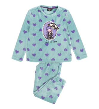 Santoro Pyjama Corel Lange Mouw Just in Case blauw
