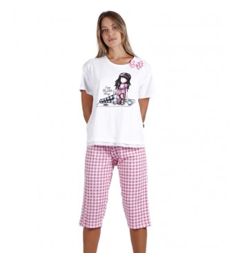 Santoro Pijama Little Things rosa, banco