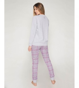 Santoro Pyjamas Le Beret grey, purple