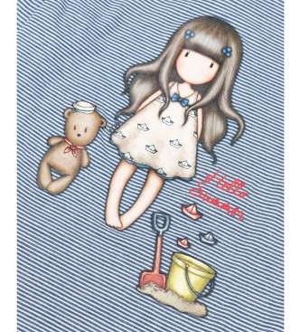 Aznar Innova Pijama Manga Larga Hello Summer gris