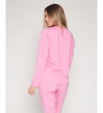 Santoro Lambkins pyjamas pink, white