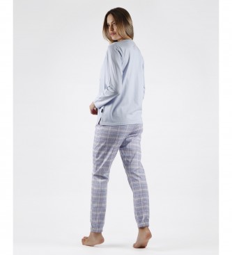 Santoro Der Duett-Pyjama blau