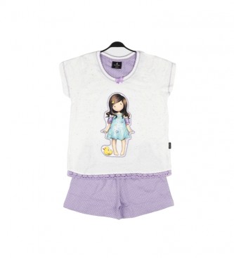 Santoro Pyjama Little Duck 54473 blanc, violet