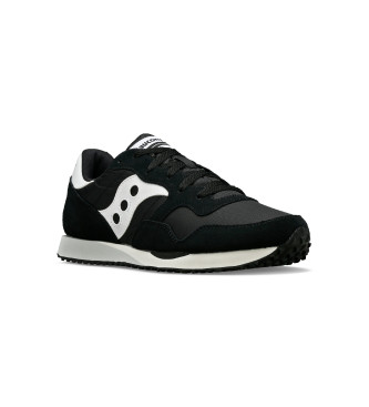 Saucony Dxn Trainer leather shoes black