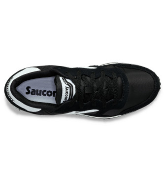 Saucony Dxn Trainer leren schoenen zwart
