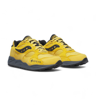 Saucony Zapatillas de Piel Grid Shadow 2 amarillo