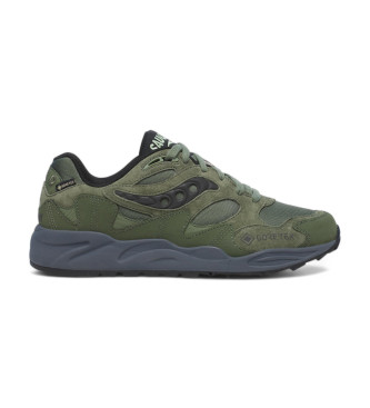 Saucony Sapatos de couro Grid Shadow 2 verde