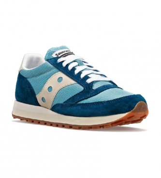 Saucony Jazz 81 blue leather sneakers