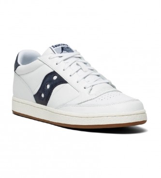 Saucony Jazz Court leather sneakers white, navy