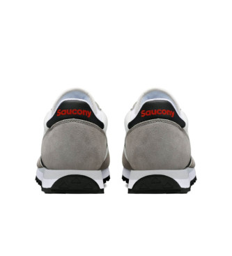 Saucony Sneakers Jazz Original in pelle bianche, grigie