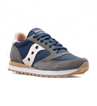 Saucony Sneakers in pelle Jazz Original grigio, blu