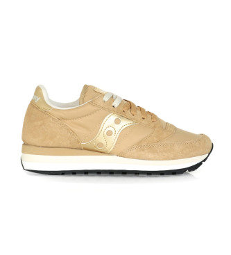 Saucony Leather trainers Jazz Triple mustard