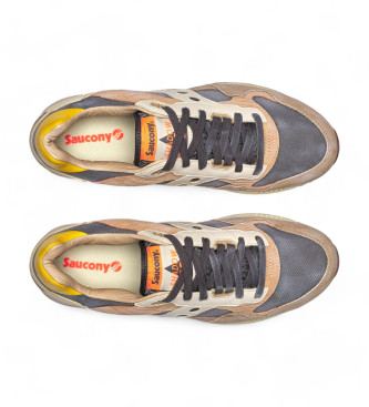 Saucony Shadow 5000 beige Lederturnschuhe