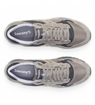 Saucony Chaussures en cuir gris Shadow 5000
