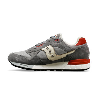 Saucony Shadow 5000 grey leather shoes