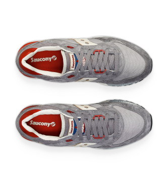 Saucony Shadow 5000 grey leather shoes