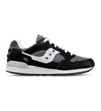 Saucony Shadow 5000 leather shoes black