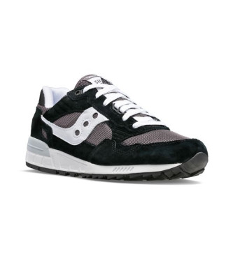 Saucony Shadow 5000 leather shoes black