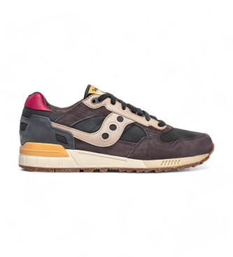 Saucony Skórzane sneakersy Shadow 5000 czarne