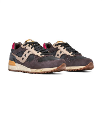 Saucony Tnis Shadow 5000 em pele preto