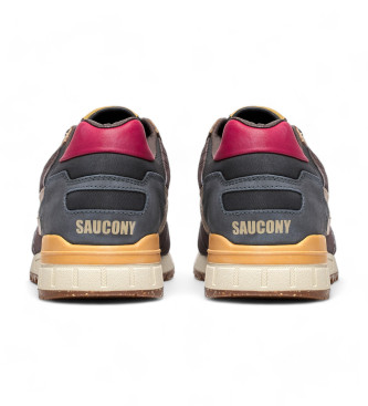 Saucony Tnis Shadow 5000 em pele preto