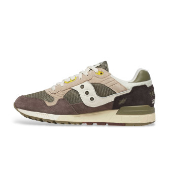 Saucony Shadow 5000 Leather Sneakers green, grey