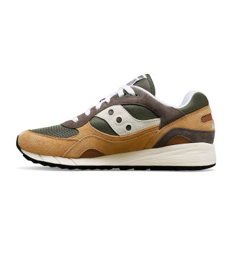 Saucony Shadow 6000 Leather Sneakers grey, brown