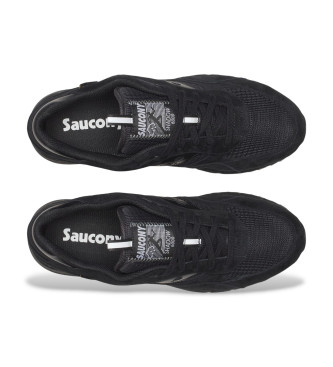 Saucony Shadow 6000 Gtx leather shoes black